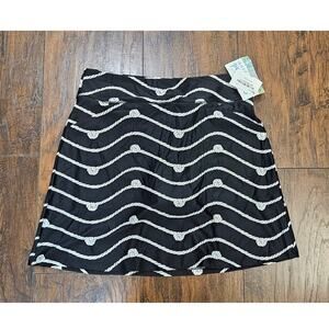 Southwind Skort Black White XS New UPF 50